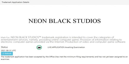 EA注册新商标 Neon Black Studios ,或将建立全新IP